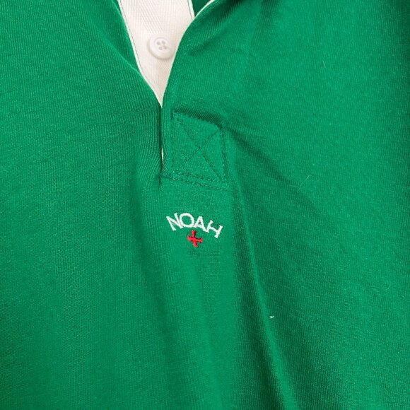 Green Noah Rugby with Corduroy Collar - Picture 2 of 4